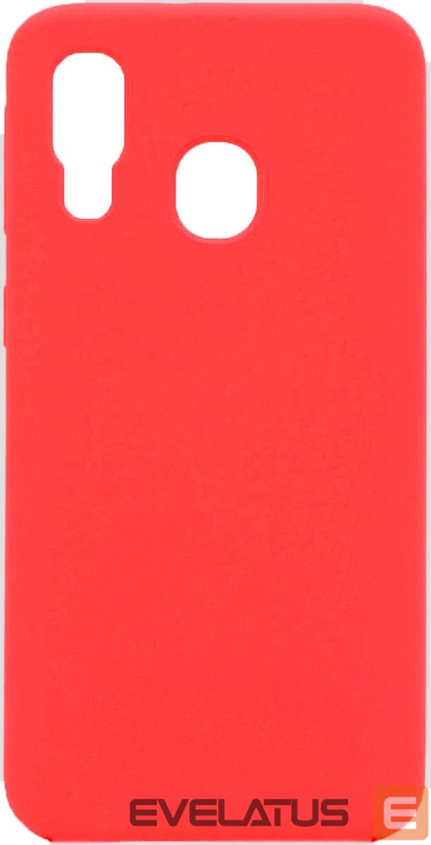 Tagakaaned Evelatus Samsung Galaxy A40 Nano Silicone Case Soft Touch TPU Red