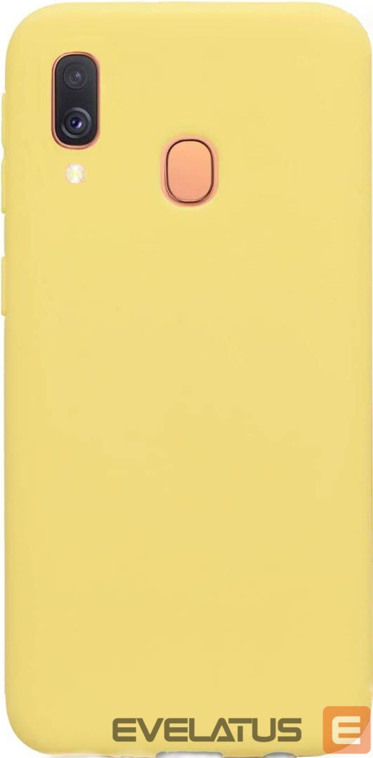 Tagakaaned Evelatus Samsung Galaxy A40 Nano Silicone Case Soft Touch TPU Yellow