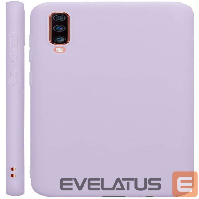 Tagakaaned Evelatus Samsung Galaxy A70 Nano Silicone Case Soft Touch TPU Blue