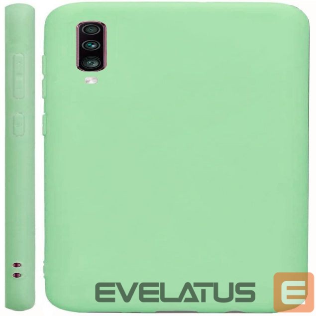 Tagakaaned Evelatus Samsung Galaxy A70 Nano Silicone Case Soft Touch TPU Mint