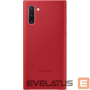 Tagakaaned Samsung  Galaxy Note 10 Leather Cover case Red