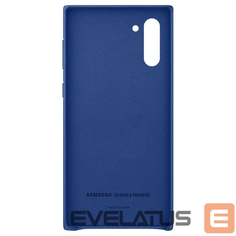 Tagakaaned Samsung Galaxy Note 10 Leather Cover Blue