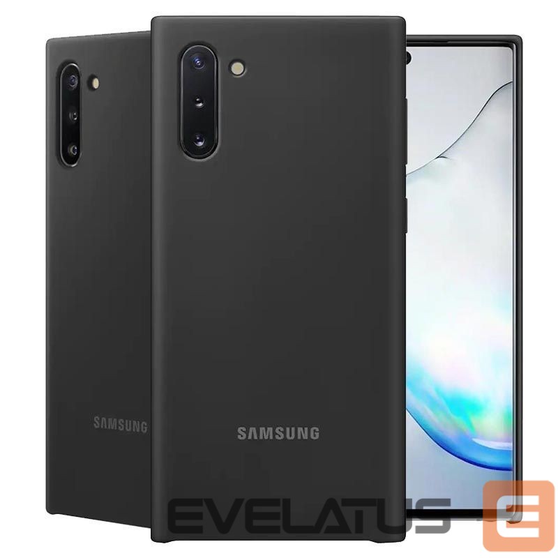 Tagakaaned Samsung - Galaxy Note 10 Silicone Cover Black