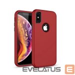 Tagakaaned iLike Samsung Galaxy A10 Defender Solid 3in1 case Red