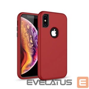 Tagakaaned iLike Samsung Galaxy A10 Defender Solid 3in1 case Red