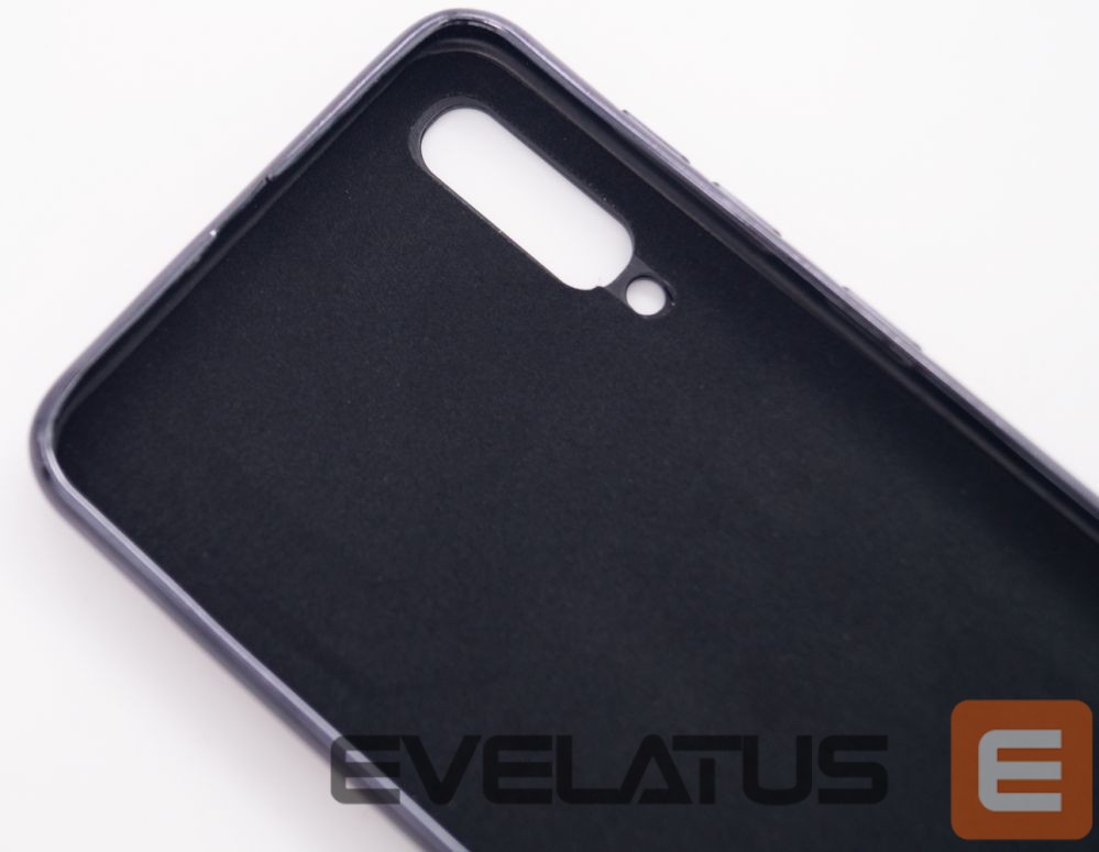 Tagakaaned Evelatus Samsung Galaxy A50 Water Ripple Full Color Electroplating Tempered Glass Black