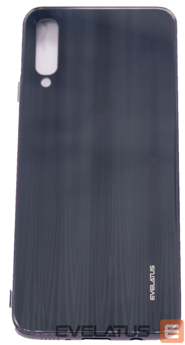 Tagakaaned Evelatus Samsung Galaxy A50 Water Ripple Full Color Electroplating Tempered Glass Black