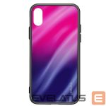 Tagakaaned Evelatus Samsung A10 Water Ripple Full Color Electroplating Tempered Glass Gradient Pink-Purple