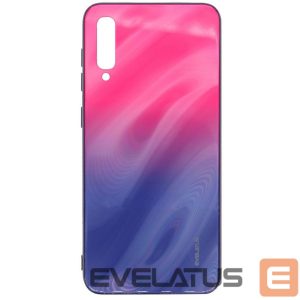 Tagakaaned Evelatus Samsung A50 Water Ripple Gradient Color Anti-Explosion Tempered Glass Case Gradient Pink-Purple