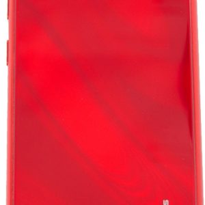 Tagakaaned Evelatus Samsung Galaxy A10 Water Ripple Full Color Electroplating Tempered Glass Case Red