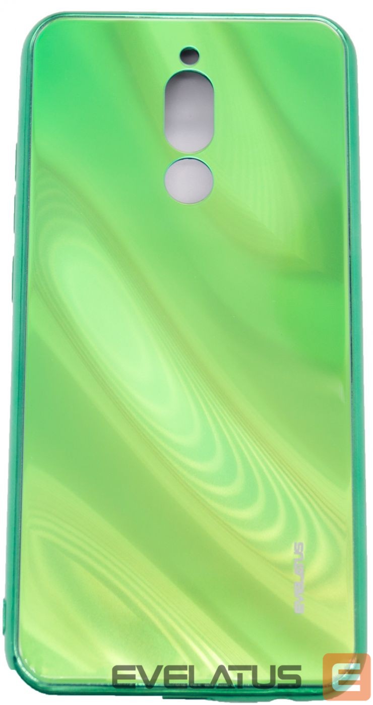 Tagakaaned Evelatus Xiaomi Redmi 8 Water Ripple Full Color Electroplating Tempered Glass Green