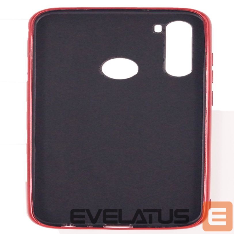 Tagakaaned Evelatus Xiaomi Xiaomi Redmi Note 8 / Redmi Note 8 2021 Water Ripple Full Color Electroplating Tempered Glass Case Red