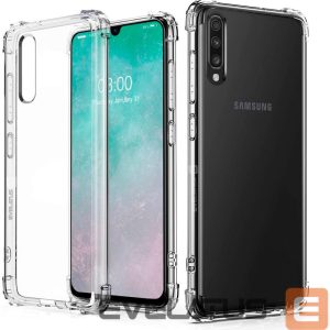 Tagakaaned Evelatus Samsung Galaxy A70 Military Shockproof Silicone Case TPU Transparent