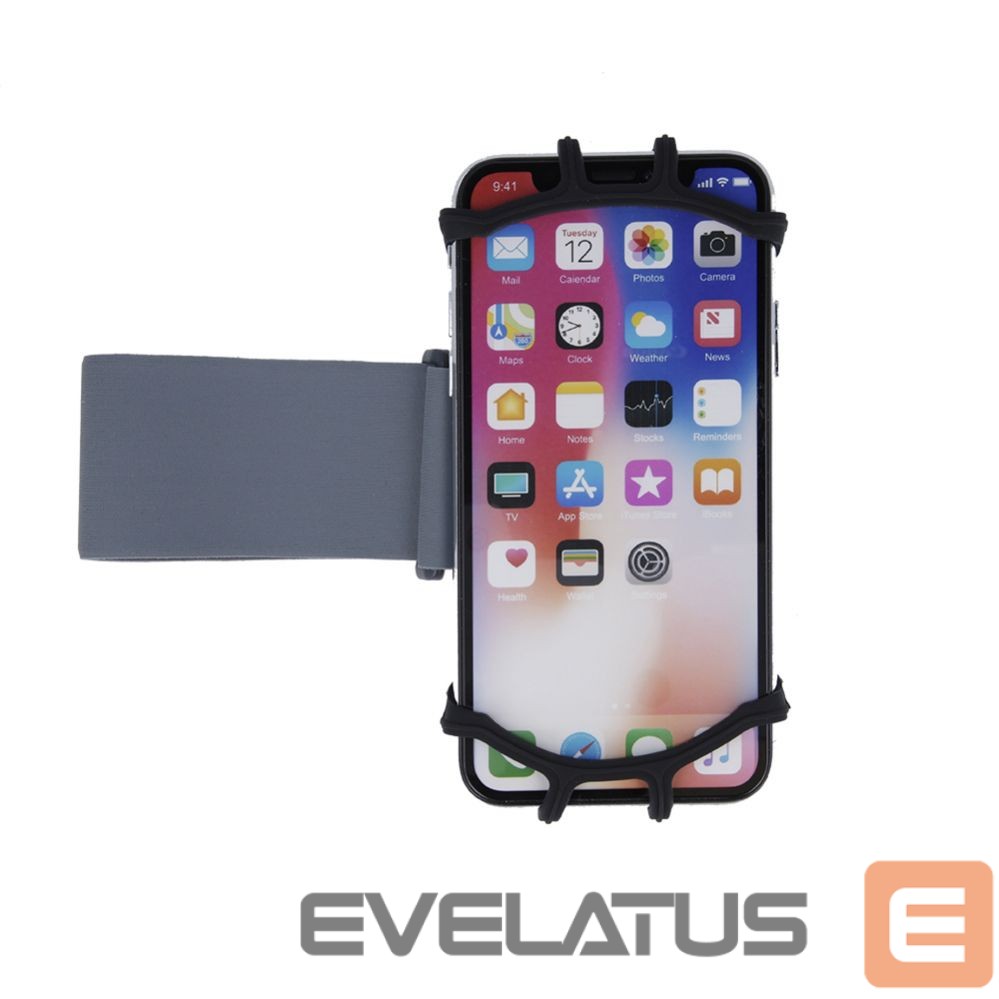 Case universaalne kaitseümbris iLike Universal Universal silicon arm case 4-6inch Black
