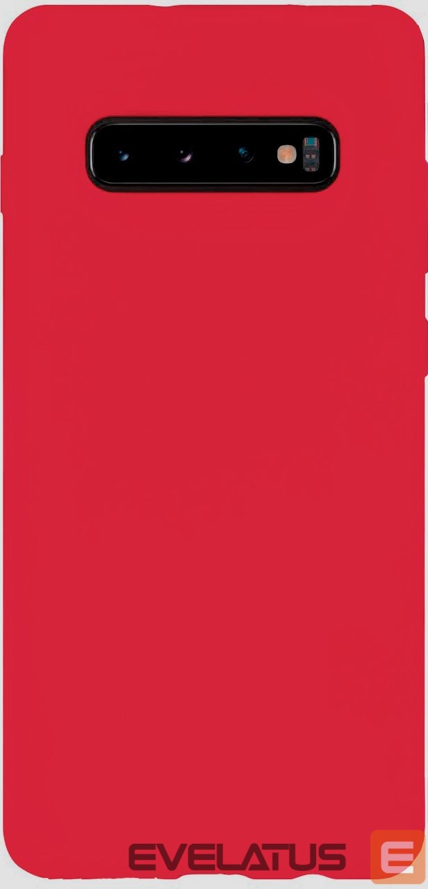 Tagakaaned Evelatus Samsung Galaxy S10 Nano Silicone Case Soft Touch TPU Red