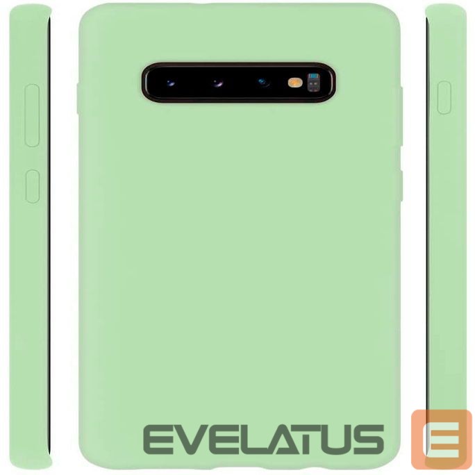 Tagakaaned Evelatus Samsung Galaxy S10 Nano Silicone Case Soft Touch TPU Mint