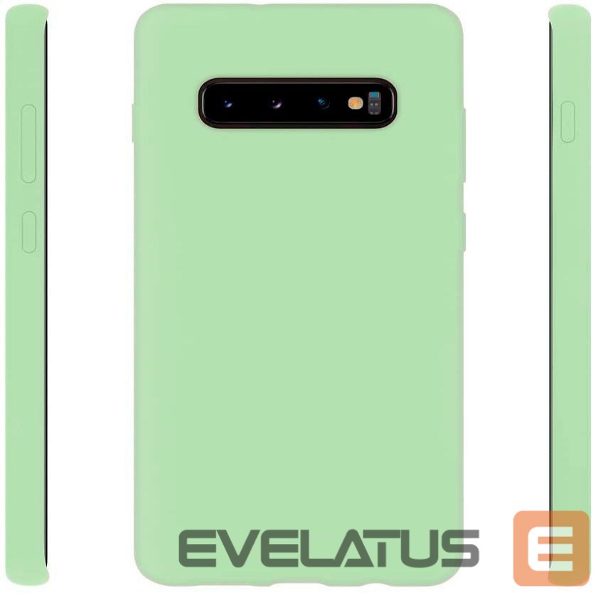 Tagakaaned Evelatus Samsung Galaxy S10+ Nano Silicone Case Soft Touch TPU Mint