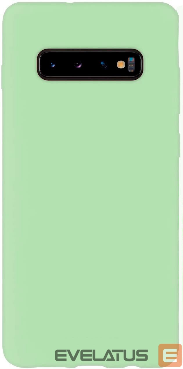 Tagakaaned Evelatus Samsung Galaxy S10+ Nano Silicone Case Soft Touch TPU Mint