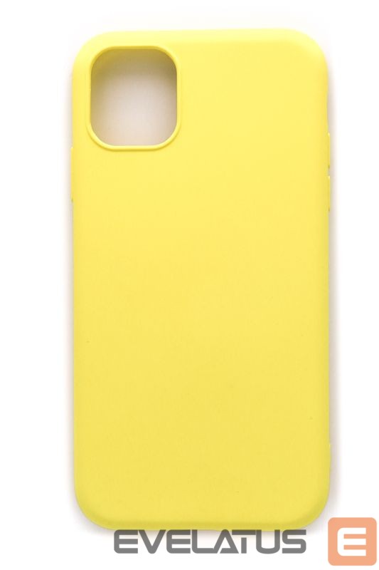 Tagakaaned Evelatus Apple iPhone 11 Pro Max Nano Silicone Case Soft Touch TPU Yellow
