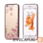 Tagakaaned iLike Xiaomi Xiaomi Redmi Note 8 / Redmi Note 8 2021 Back Case FLOWER Rose Gold