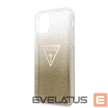 Tagakaaned Guess Apple iPhone 11 Pro Solid Glitter Cover Gold