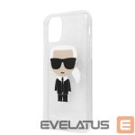 Tagakaaned Karl Lagerfeld Apple iPhone 11 Pro MAX Glitter Iconic Body Cover Silver
