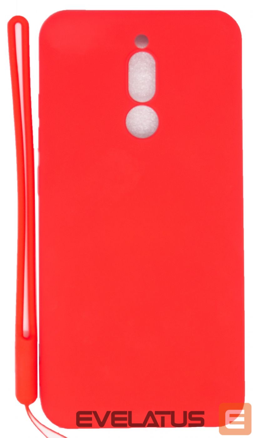Tagakaaned Evelatus Xiaomi Redmi 8 Nano Silicone Case Soft Touch TPU Red