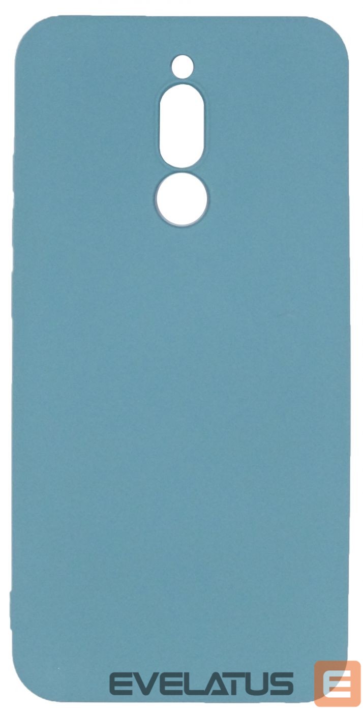 Tagakaaned Evelatus Xiaomi Redmi 8 Soft Touch Silicone Case with Strap Blue