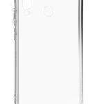 Tagakaaned Evelatus Samsung Galaxy A40 Silicone Transparent with Necklace TPU Strap Space Gray