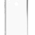 Tagakaaned Evelatus Huawei P Smart 2019 Silicone Transparent with Necklace TPU Strap Silver
