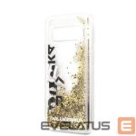 Tagakaaned Karl Lagerfeld Samsung Galaxy S10e Glitter Floatting Cover Black Gold