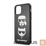 Tagakaaned Karl Lagerfeld Apple iPhone 11 Pro Karl Lagerfeld and Choupette Cover Black