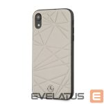 Tagakaaned Mercedes-Benz Apple iPhone XR Twister Genuine Leather Hard Case Grey