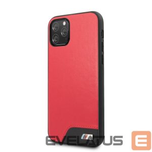 Tagakaaned BMW Apple iPhone 11 Pro Hardcase Smooth PU Leather Red