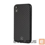 Tagakaaned Mercedes-Benz Apple iPhone XR Hard Case Real Carbon Fiber Black