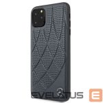 Tagakaaned Mercedes-Benz Apple iPhone 11 Pro Max Quilted Genuine Leather Blue