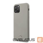 Tagakaaned Mercedes-Benz Apple iPhone 11 Pro Liquid Silicone Case Grey