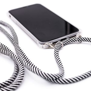 Tagakaaned Evelatus Apple iPhone 11 Silicone Transparent with Necklace TPU Strap Transparent