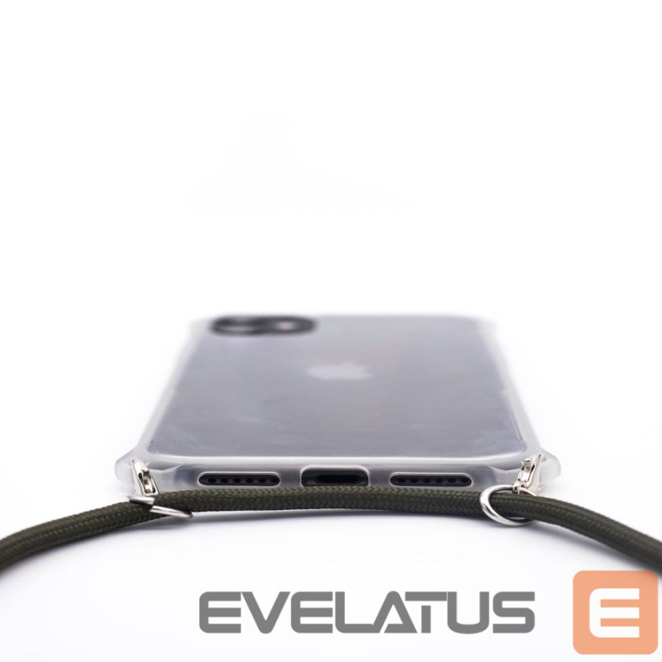 Tagakaaned Evelatus Apple iPhone 11 Pro Case with rope Green Transparent