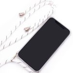 Tagakaaned Evelatus Samsung A50s Case with rope White Stripes Transparent