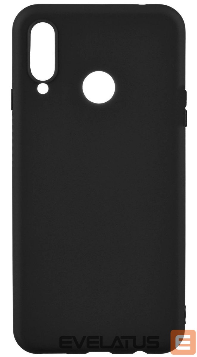 Tagakaaned Evelatus Samsung Galaxy A20s Nano Silicone Case Soft Touch TPU Black