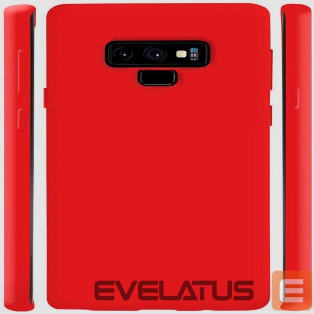 Tagakaaned Evelatus Samsung Galaxy Note 9 Nano Silicone Case Soft Touch TPU Red