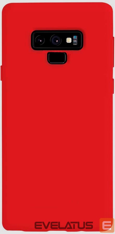 Tagakaaned Evelatus Samsung Galaxy Note 9 Nano Silicone Case Soft Touch TPU Red