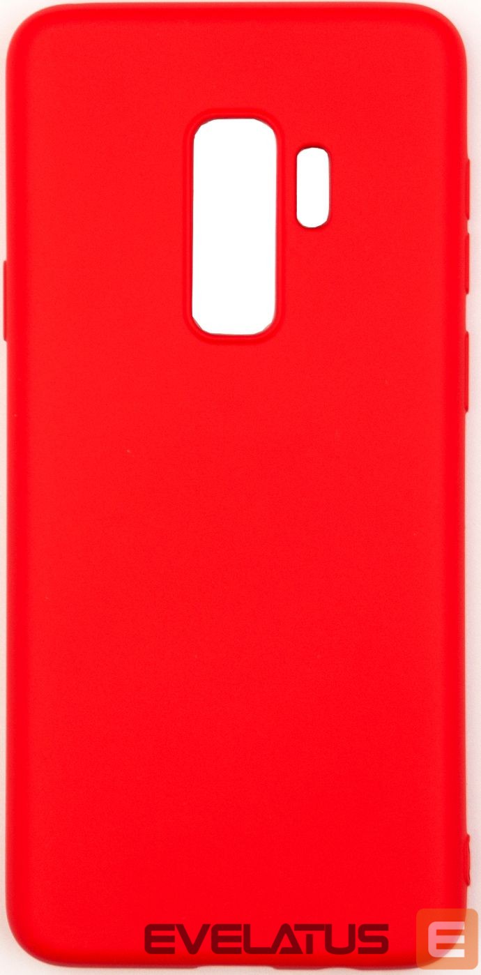 Tagakaaned Evelatus Samsung Galaxy S9 Plus Nano Silicone Case Soft Touch TPU Red