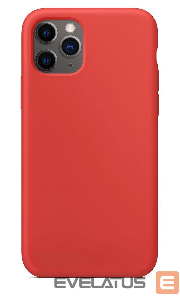 Tagakaaned Connect Apple iPhone 11 Pro Max Soft Case with bottom Red