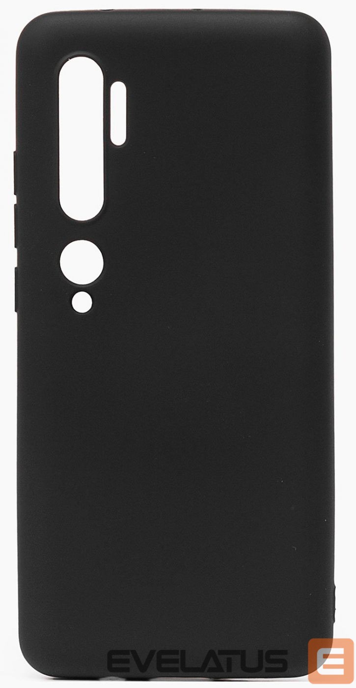 Tagakaaned Evelatus Xiaomi Xiaomi Mi Note 10 / Mi Note 10 Pro Nano Silicone Case Soft Touch TPU Black