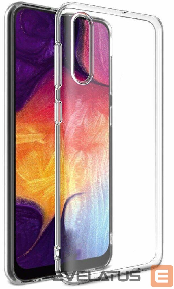 Tagakaaned Evelatus Samsung Galaxy A30s Clear Silicone Case 1.5mm TPU Transparent