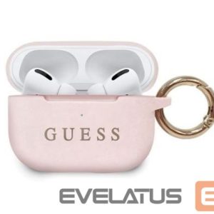 Korpus kõrvaklappidele Guess Apple Silicone Cover for AirPods Pro Light Pink