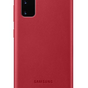 Tagakaaned Samsung - Galaxy S20 Leather Cover case Red