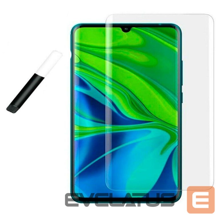 Kaitseklaasid Evelatus Xiaomi Mi Note 10 / Mi Note 10 Pro Clear Glass UV + Glue